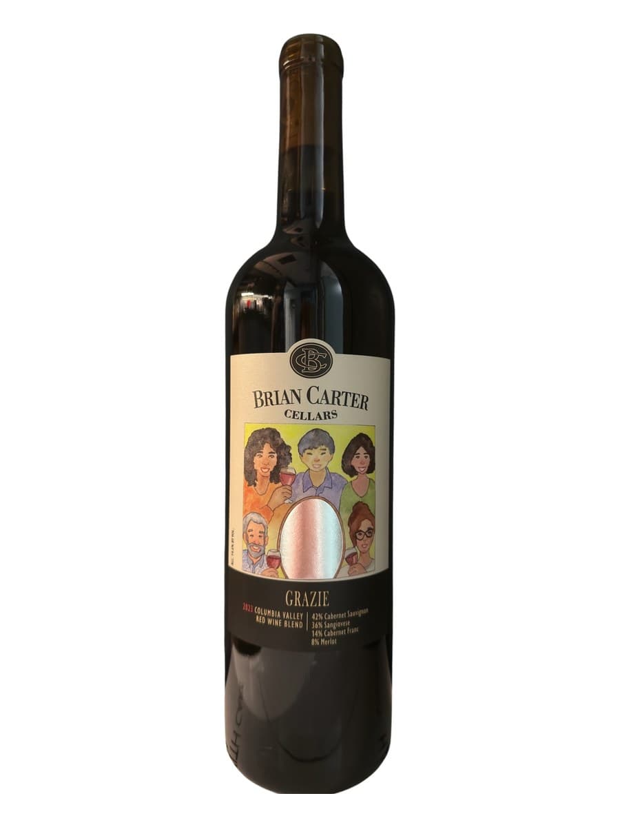 Grazie bottle, Brian Carter Cellars