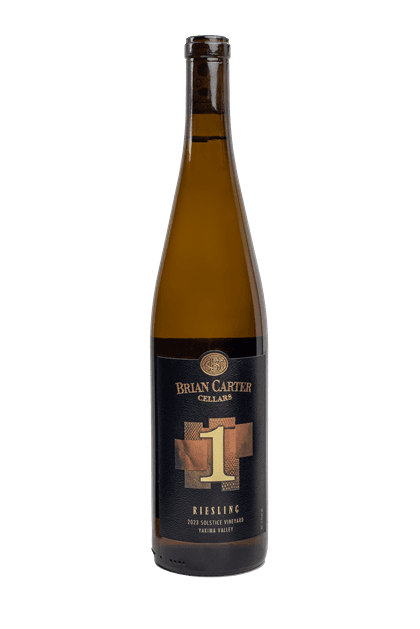 ONE Riesling bottle, Brian Carter Cellars