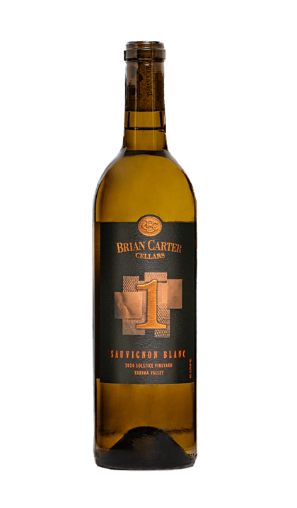 ONE Sauvignon Blanc bottle, Brian Carter Cellars